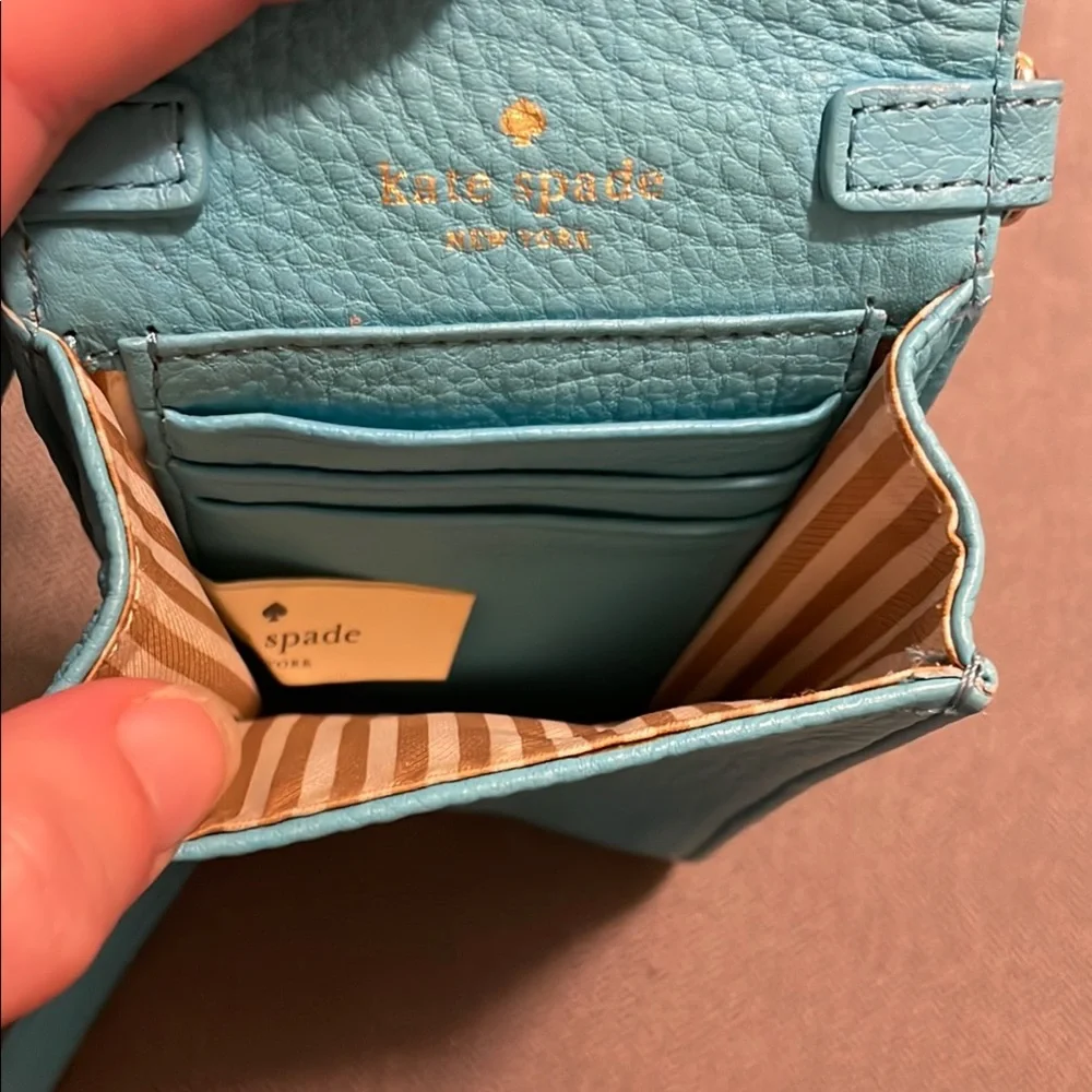 Kate Spade mini bag ♠️ Caribbean blue leather